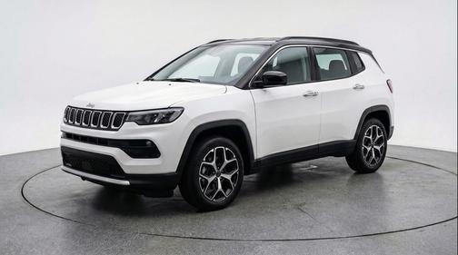 Bright White Clearcoat 2025 Jeep Compass Limited