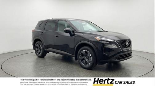 Super Black 2025 Nissan Rogue SV