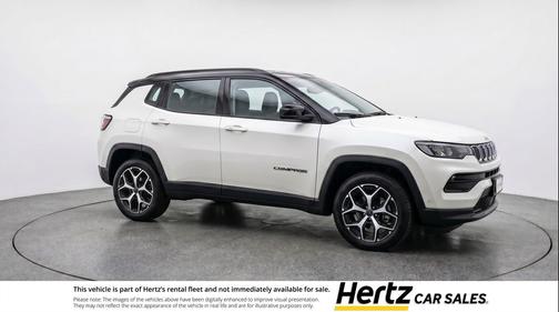 Bright White Clearcoat 2025 Jeep Compass Limited
