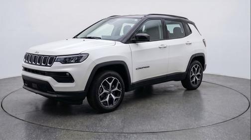 Bright White Clearcoat 2025 Jeep Compass Limited