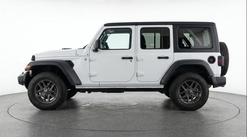 Bright White Clearcoat 2025 Jeep Wrangler Sport S