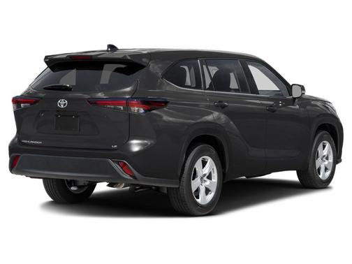 Midnight Black Metallic 2025 Toyota Highlander LE