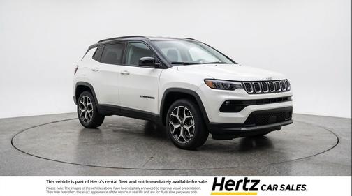 Bright White Clearcoat 2025 Jeep Compass Limited