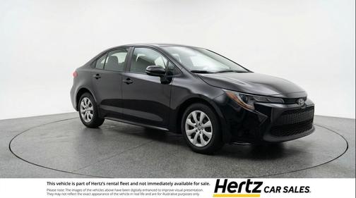 Midnight Black Metallic 2025 Toyota Corolla LE