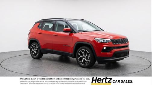 Red Hot Pearlcoat 2025 Jeep Compass Limited