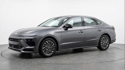 Portofino Gray 2025 Hyundai SONATA Hybrid SE