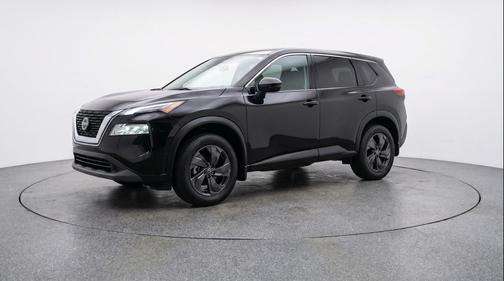 Super Black 2025 Nissan Rogue SV
