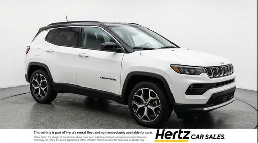 Bright White Clearcoat 2025 Jeep Compass Limited