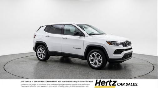 Bright White Clearcoat 2025 Jeep Compass Latitude