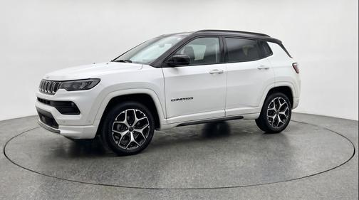 Bright White Clearcoat 2025 Jeep Compass Limited