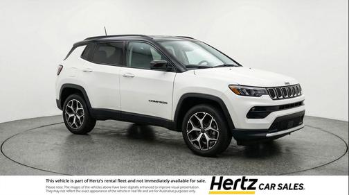 Bright White Clearcoat 2025 Jeep Compass Limited