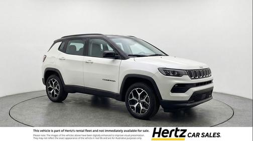 Bright White Clearcoat 2025 Jeep Compass Limited