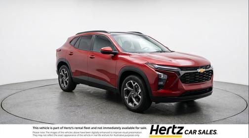 Crimson Metallic 2025 Chevrolet Trax LT