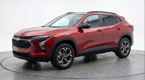 Crimson Metallic 2025 Chevrolet Trax LT