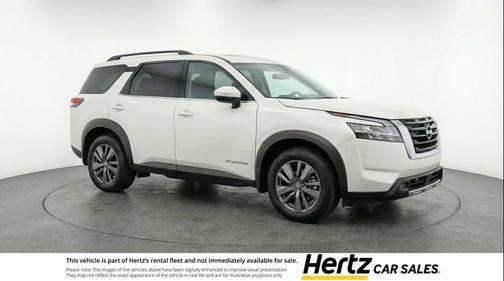 Glacier White 2025 Nissan Pathfinder SV FWD