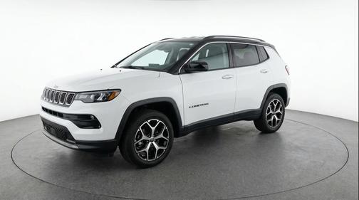 Bright White Clearcoat 2025 Jeep Compass Limited