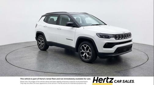 Bright White Clearcoat 2025 Jeep Compass Limited