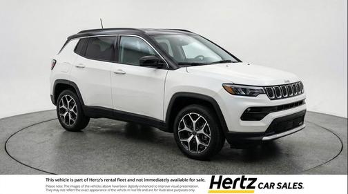 Bright White Clearcoat 2025 Jeep Compass Limited