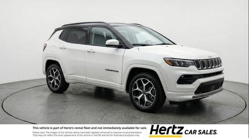 Bright White Clearcoat 2025 Jeep Compass Limited