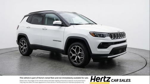 Bright White Clearcoat 2025 Jeep Compass Limited