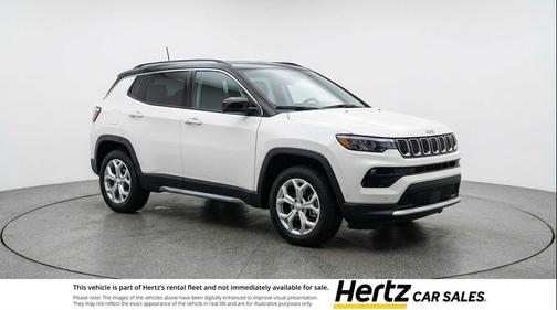Bright White Clearcoat 2025 Jeep Compass Latitude