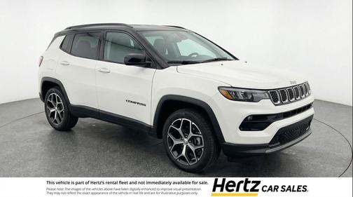 Bright White Clearcoat 2025 Jeep Compass Limited
