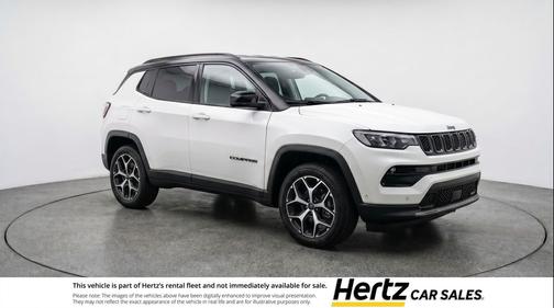Bright White Clearcoat 2025 Jeep Compass Limited
