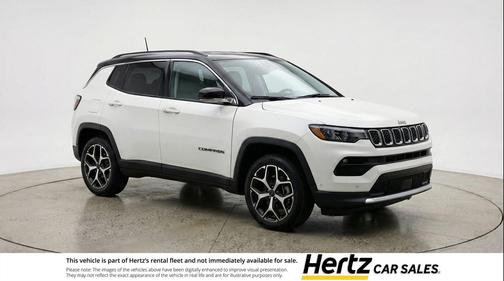 Bright White Clearcoat 2025 Jeep Compass Limited
