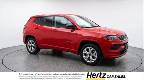 Red Hot Pearlcoat 2025 Jeep Compass Latitude