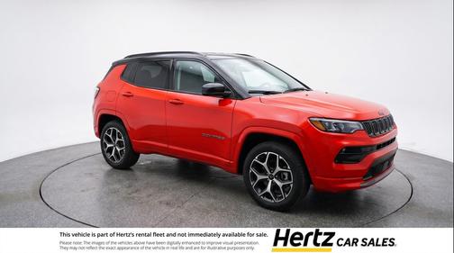Red Hot Pearlcoat 2025 Jeep Compass Limited