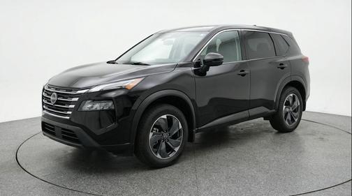 Super Black 2025 Nissan Rogue SV