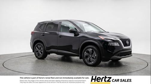 Super Black 2025 Nissan Rogue SV