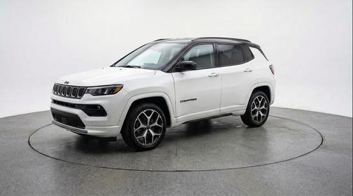 Bright White Clearcoat 2025 Jeep Compass Limited