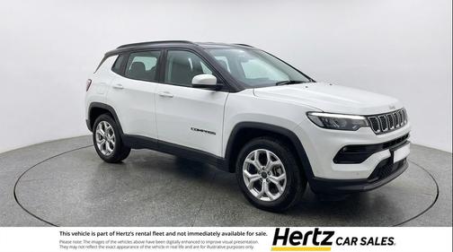 Bright White Clearcoat 2025 Jeep Compass Latitude