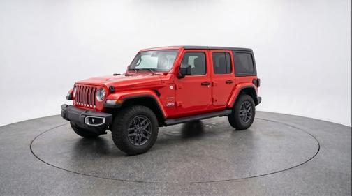 Firecracker Red Clearcoat 2025 Jeep Wrangler Sport S