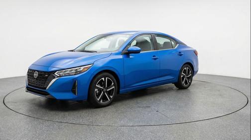 Electric Blue Metallic 2025 Nissan Sentra SV