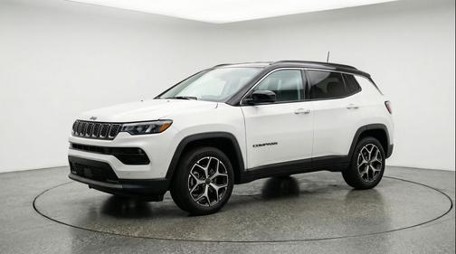 Bright White Clearcoat 2025 Jeep Compass Limited