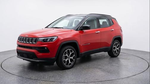 Red Hot Pearlcoat 2025 Jeep Compass Limited