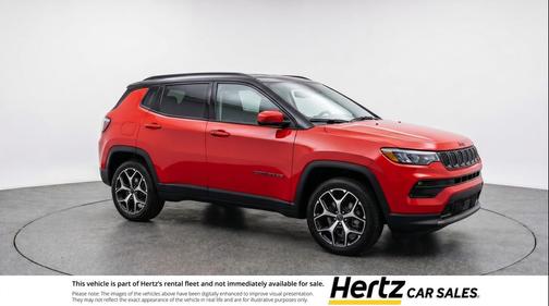 Red Hot Pearlcoat 2025 Jeep Compass Limited