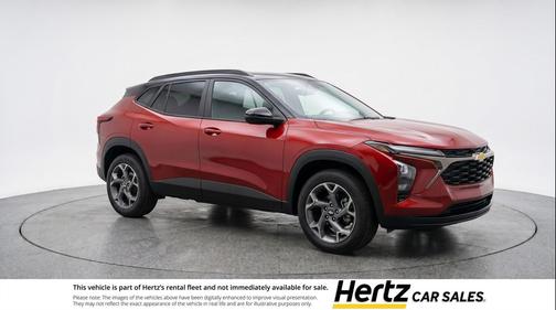 Crimson Metallic 2025 Chevrolet Trax LT