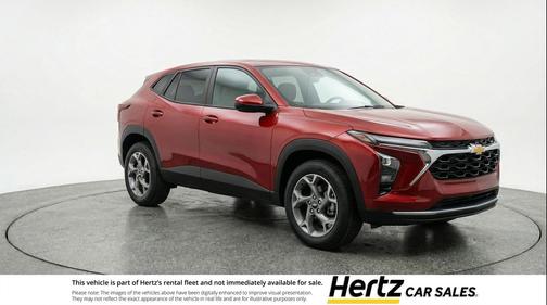 Crimson Metallic 2025 Chevrolet Trax LT