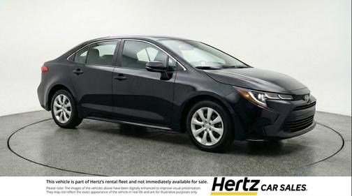 Midnight Black Metallic 2025 Toyota Corolla LE
