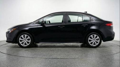 Midnight Black Metallic 2025 Toyota Corolla LE