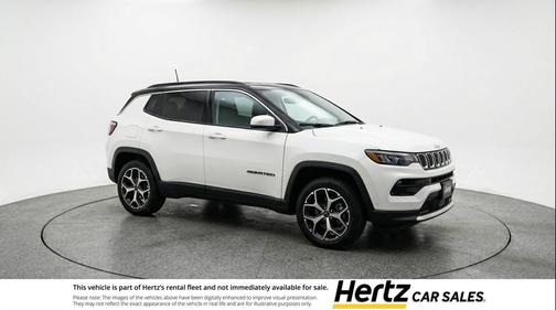 Bright White Clearcoat 2025 Jeep Compass Limited