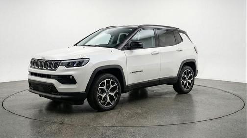 Bright White Clearcoat 2025 Jeep Compass Limited