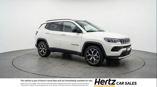 Bright White Clearcoat 2025 Jeep Compass Limited