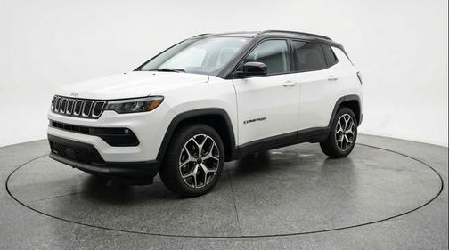 Bright White Clearcoat 2025 Jeep Compass Limited
