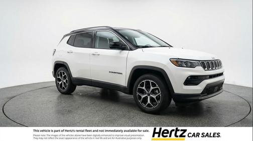 Bright White Clearcoat 2025 Jeep Compass Limited