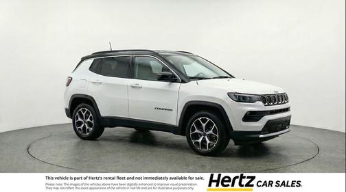 Bright White Clearcoat 2025 Jeep Compass Limited