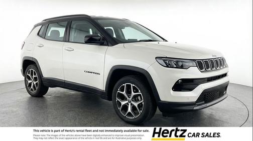 Bright White Clearcoat 2025 Jeep Compass Limited